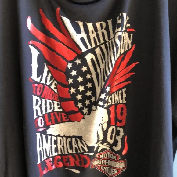 🇺🇸Harley-Davidson Off-the-Shoulder Top - Picture 3 of 15